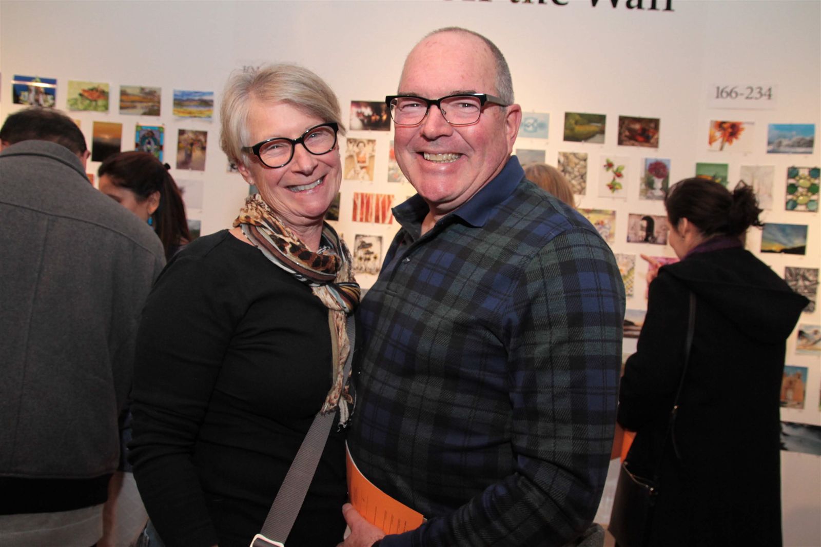 Smiles at Art Off the Wall in Carnegie Art Center